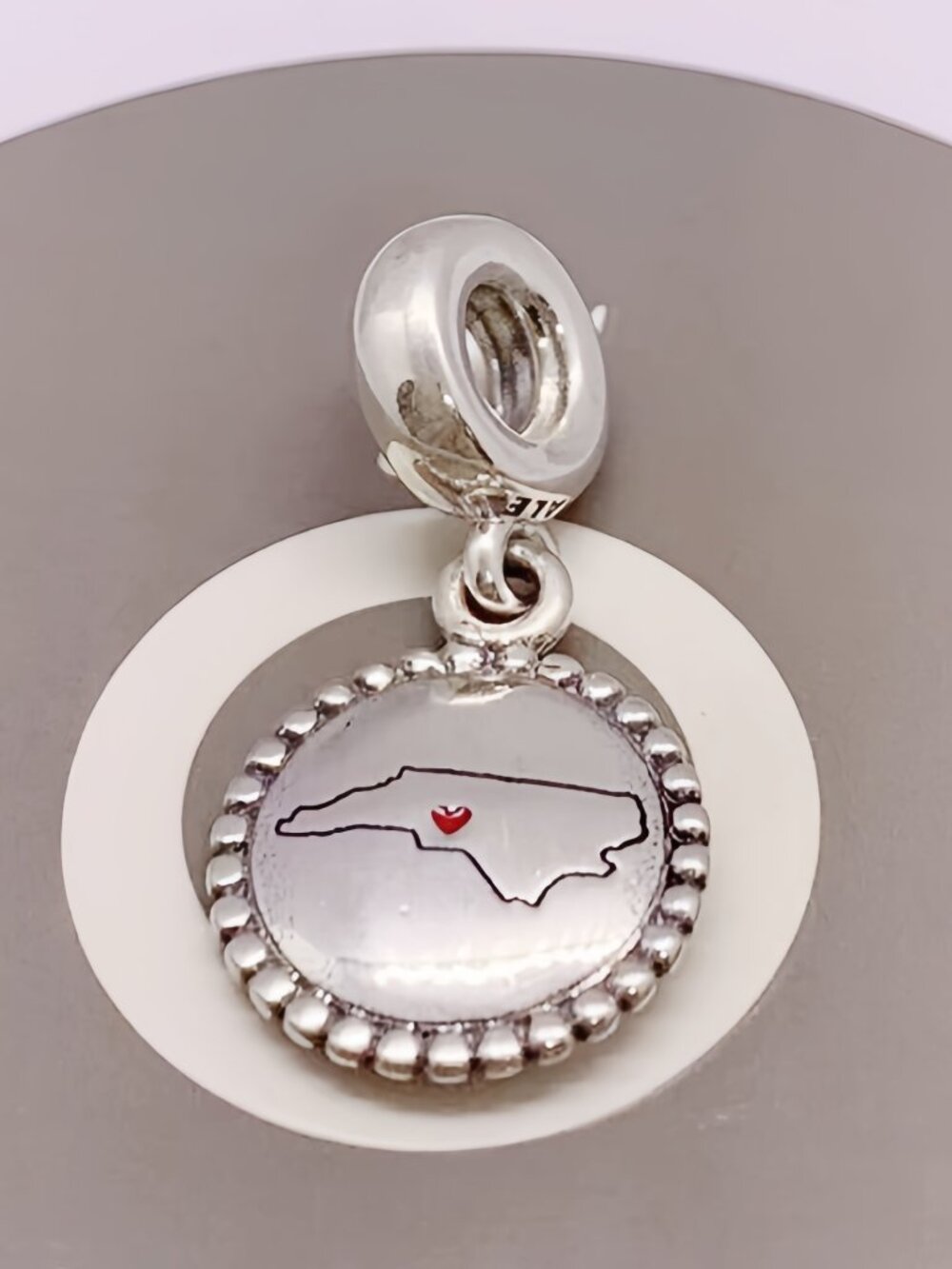 Pandora North Carolina Map Exclusive Charm
